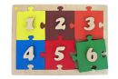 Puzzle pour compter de 1 à 6 - dim: 28 x 20 cm